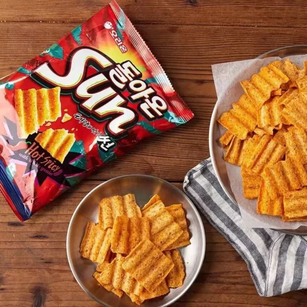 H0e607a933a6f430d886fbbe1c21ee3165 Korean Snacks Potato Chips - Spicy & Crispy